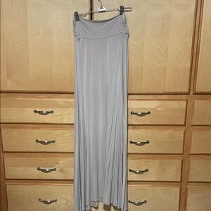 Elegant Tan Maxi Skirt